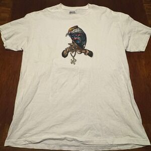 DGK Graphic T-Shirt White Size XL Streetwear Skate Tee 100%‎ Cotton